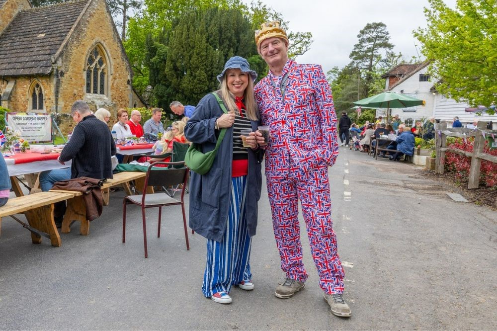 Rusper residents enjoy the celebration