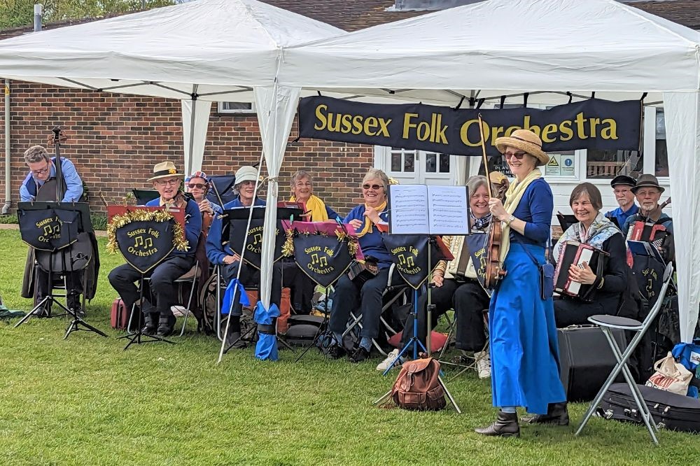 Sussex Folk Orchestra performs for Storrington and Sullington's celebrations