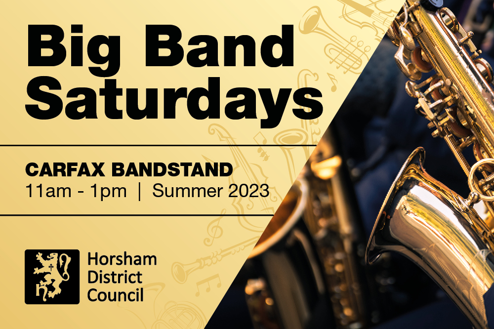 Big Band Saturdays: Horsham Carfax Saturday 11am-1pm
