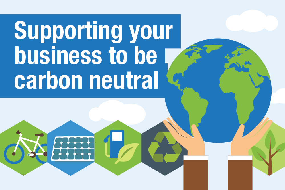 Carbon Neutral business graphic