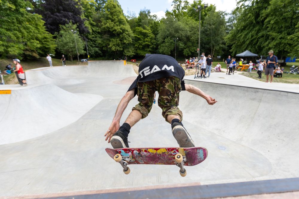 Skater at the open day credit Wildtrack Photography