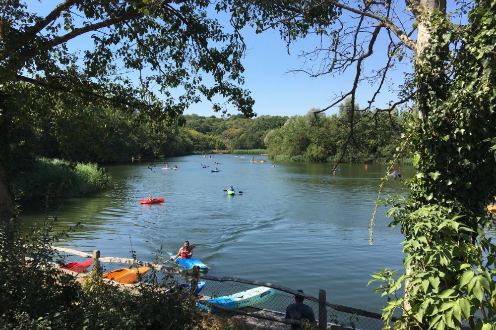 Canoeing at Southwater CP