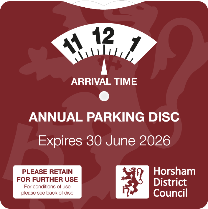 Annual Parking Disc 2025 26