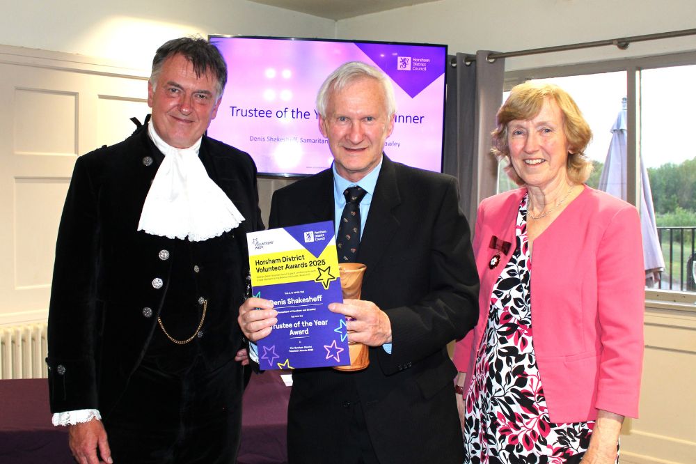 Trustee of the Year - Denis Shakesheff, Samaritans of Horsham and Crawley