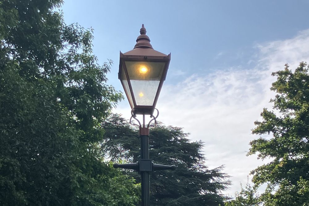Horsham Park heritage light fitting
