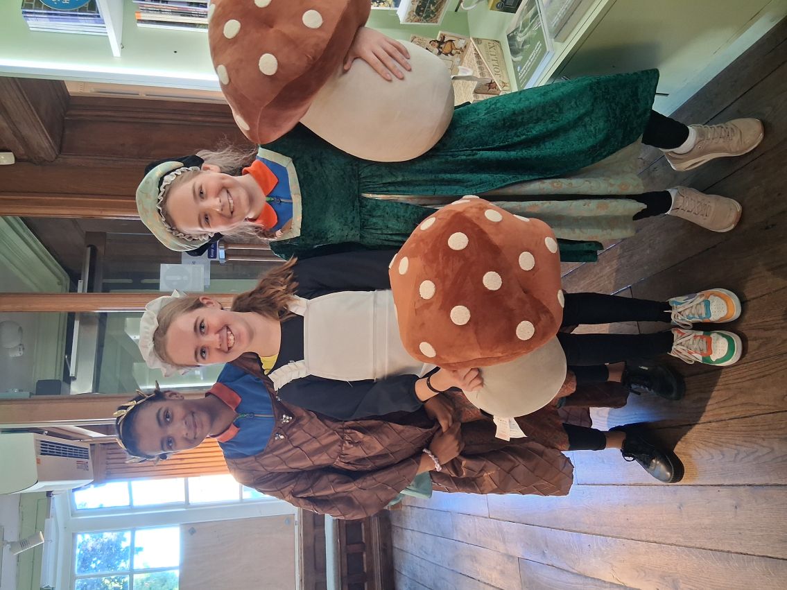 Dressing up in favourite costumes