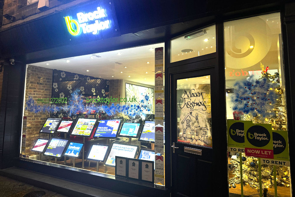 Brock Taylors window display