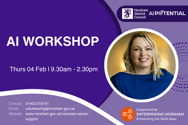AI Workshop 4th February 2027 9.30am - 2.30pm