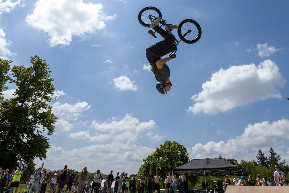 BMX at the open day, credit Wildtrack Photography