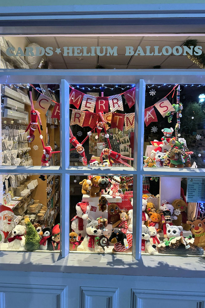 Bearing Gifts window display