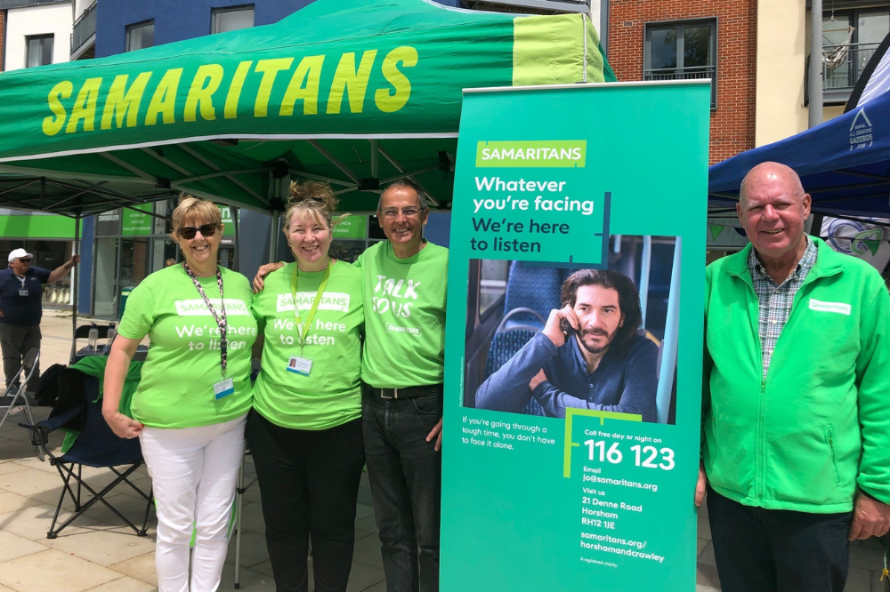 Horsham and Crawley Samaritans at the recruitment event
