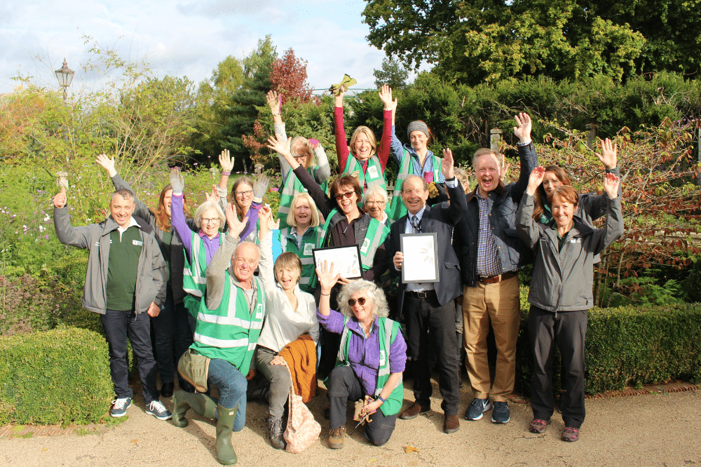 Celebrating in Horsham Park