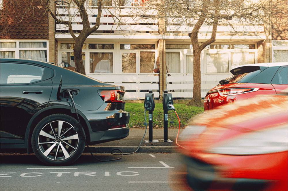 On-street electric charging points