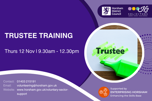 Trustee Training 12 Nov 2026