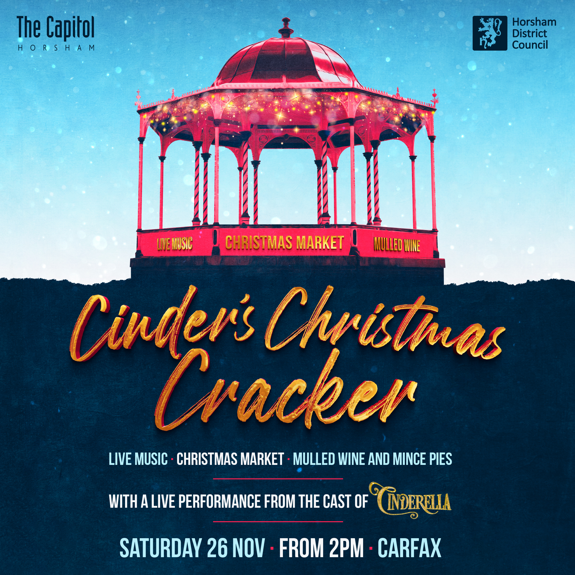 Cinders Christmas Cracker event