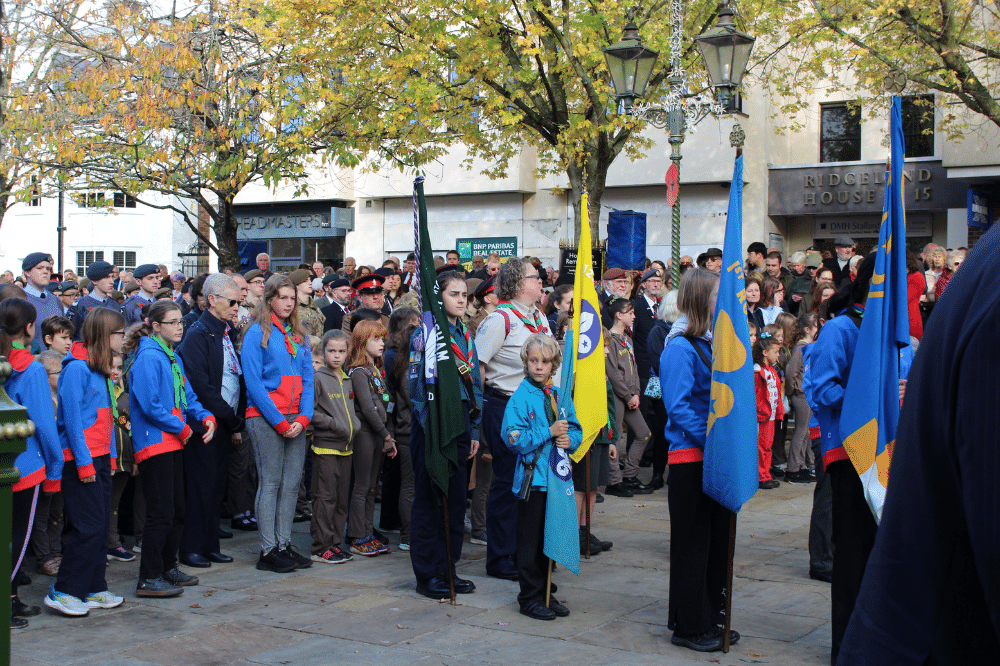 Parade assembled in Carfax