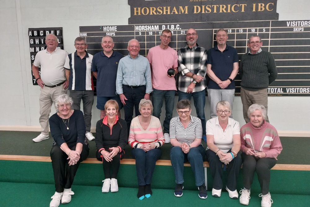 Ian and Maggie in a club group shot