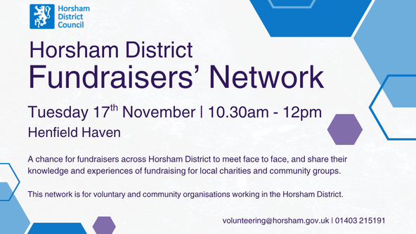 Horsham District Fundraisers' Network (Autumn Catch-Up)