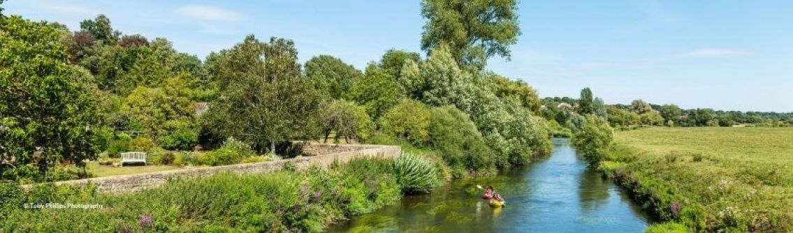Kayakers on the River Arun at Pulborough