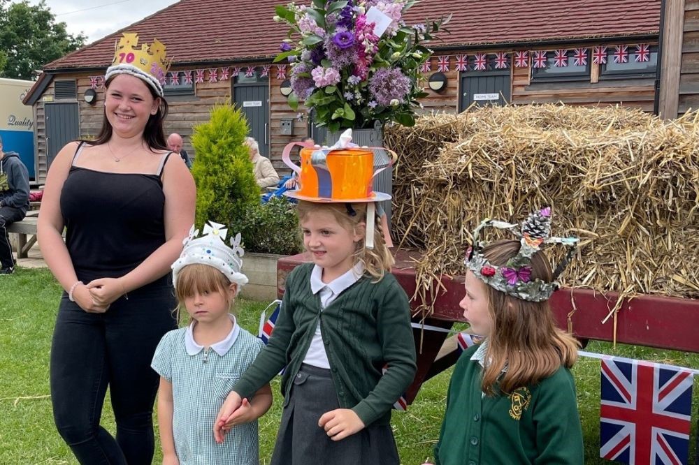 Cowfold winners of the coronation crown competition