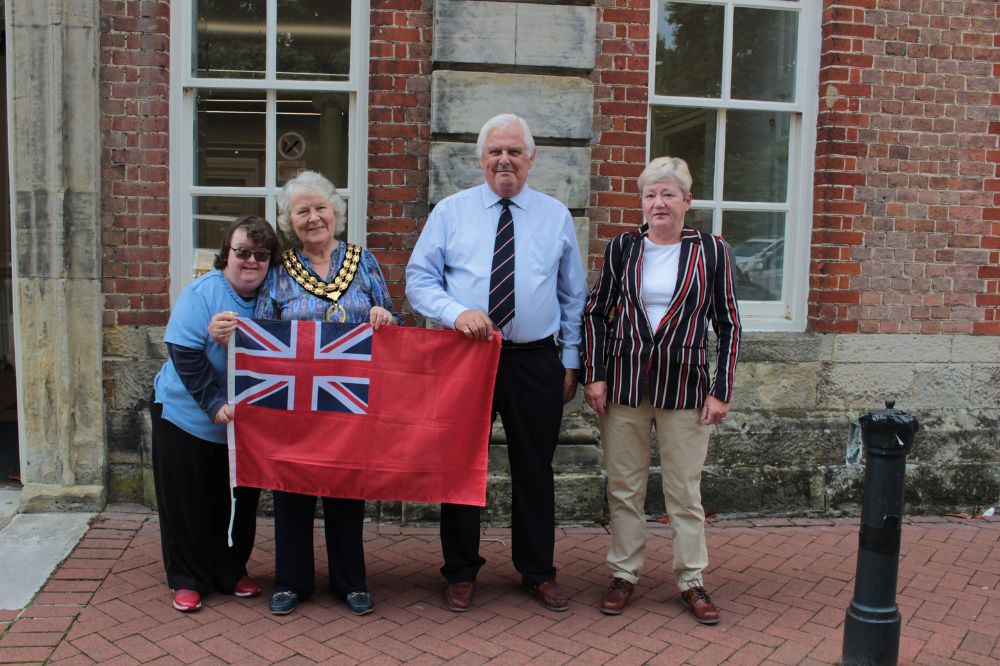 Marking national Merchant Navy Day in Horsham 2022 