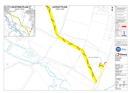 Chesworth Archaeological Investigations Map