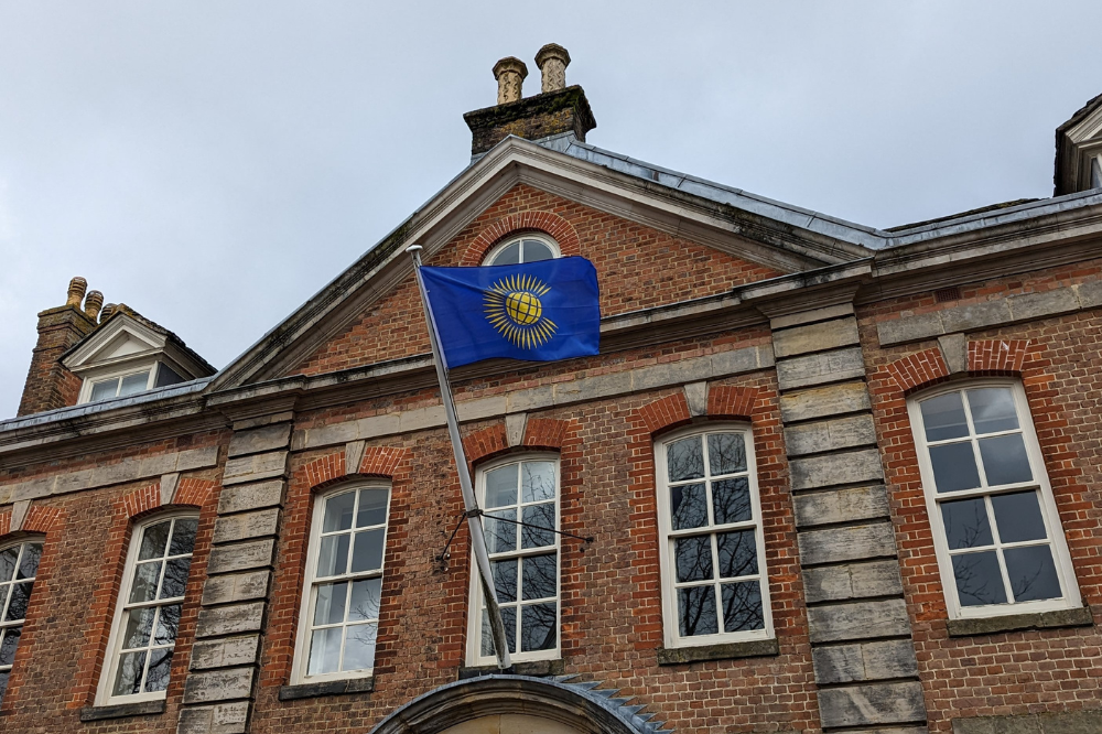 Commonwealth Flag flying at Park House