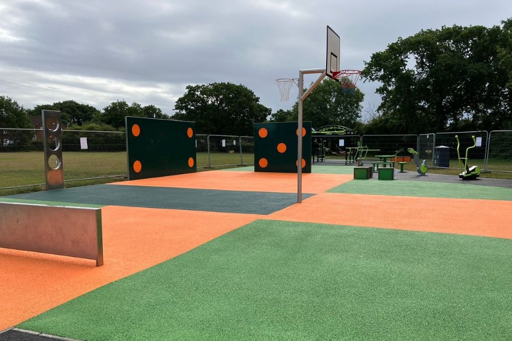 Roffey Rec new tarmac surfacing