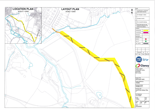 Chesworth Farm Archaeological Investigation Map 1