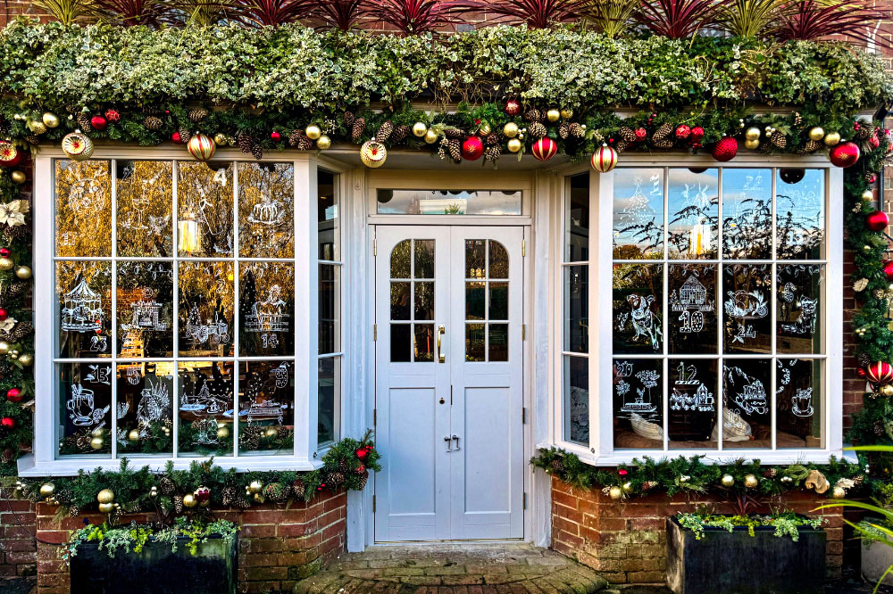 The Bat and Ball window display