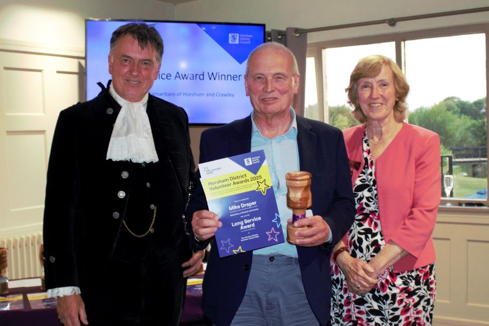 Long Service - Mike Draper, Samaritans of Horsham and Crawley