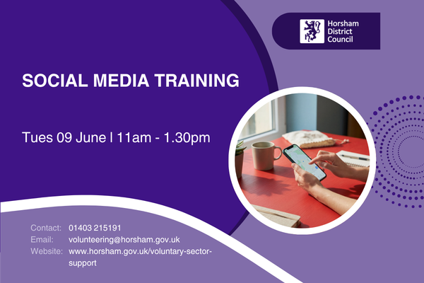Social Media Training 9 June 2026 11am - 1.30pm