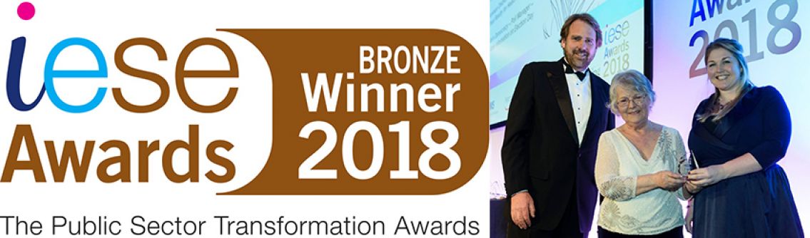 Winning the Bronze Innovation Award at the iESE Awards 2018 for our Virtual Reality for Health experience