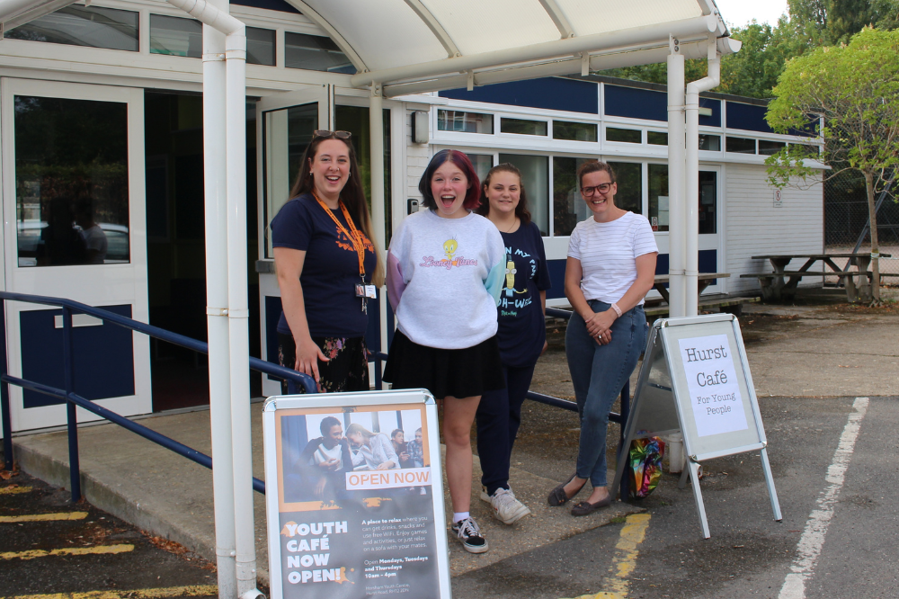 A warm welcome at the new Hurst Youth Café