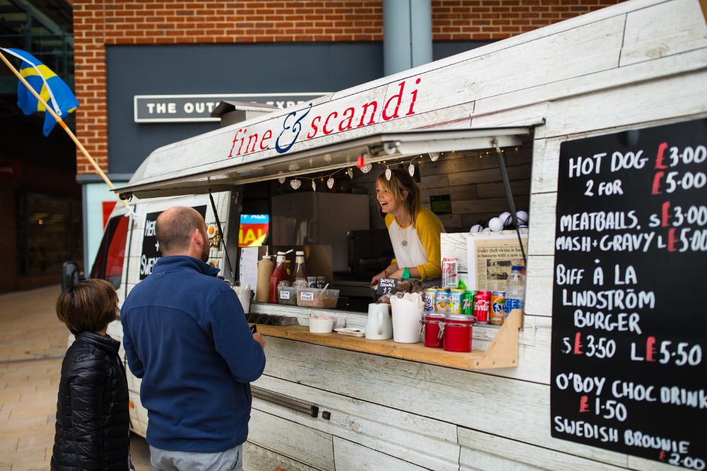 Fine and Scandi food van. Photography: Toby Phillips
