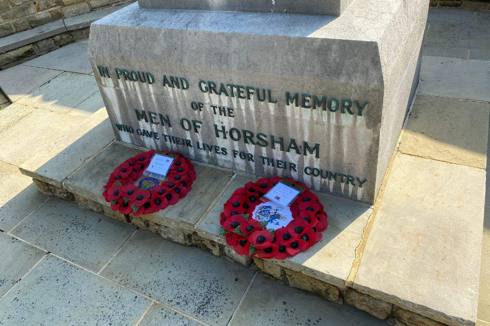 Wreaths laid at War Memorial