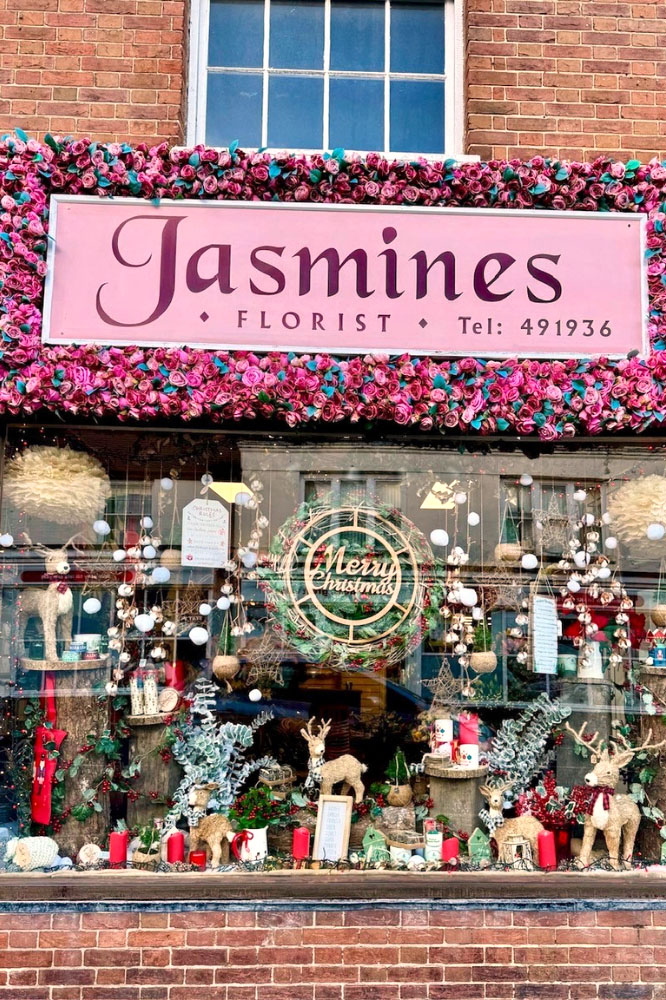 Jasmines window display
