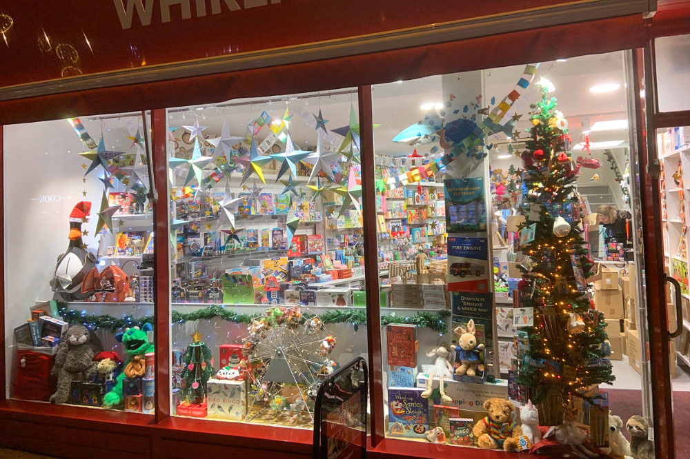 Whirligig Toys window display