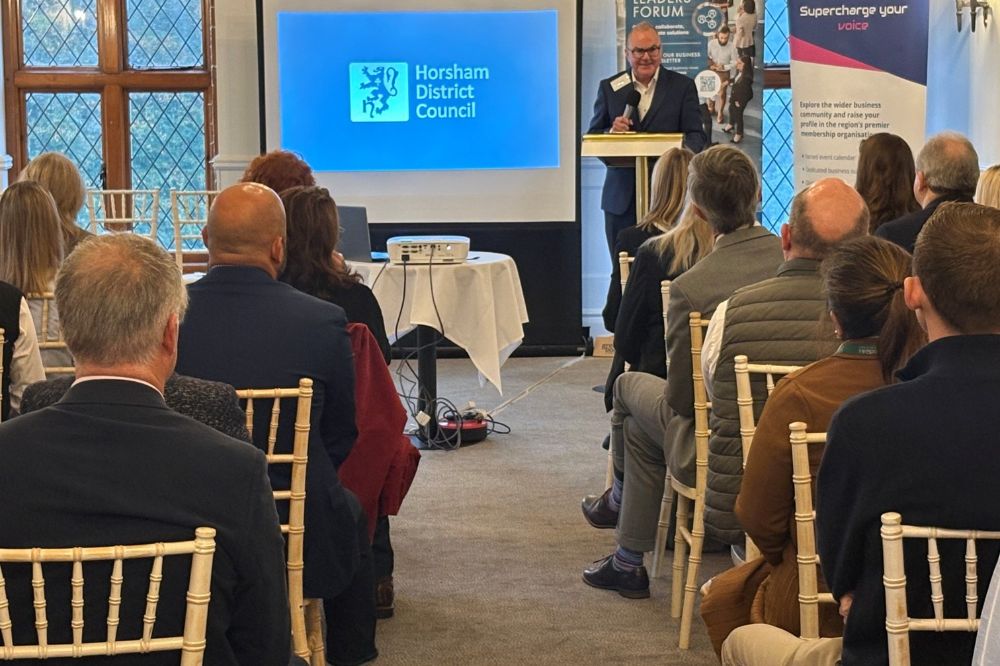 Forum MC Tim Fifield facilitates the Business Leaders event