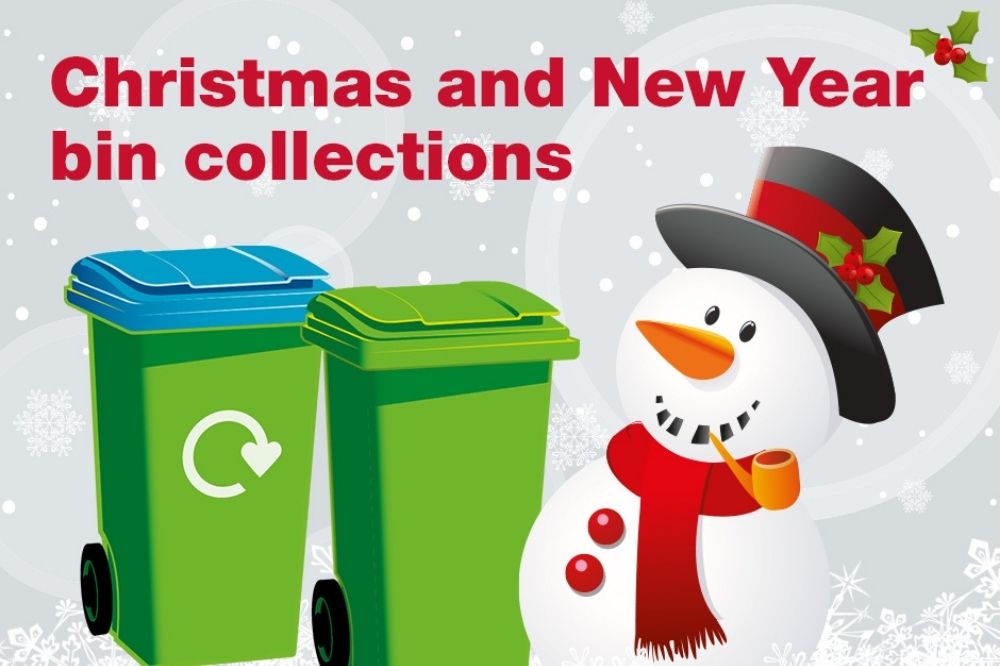 Christmas and new year bin collections