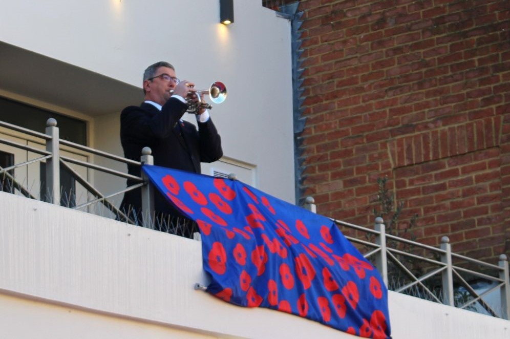 Leader of the Council plays The Last Post