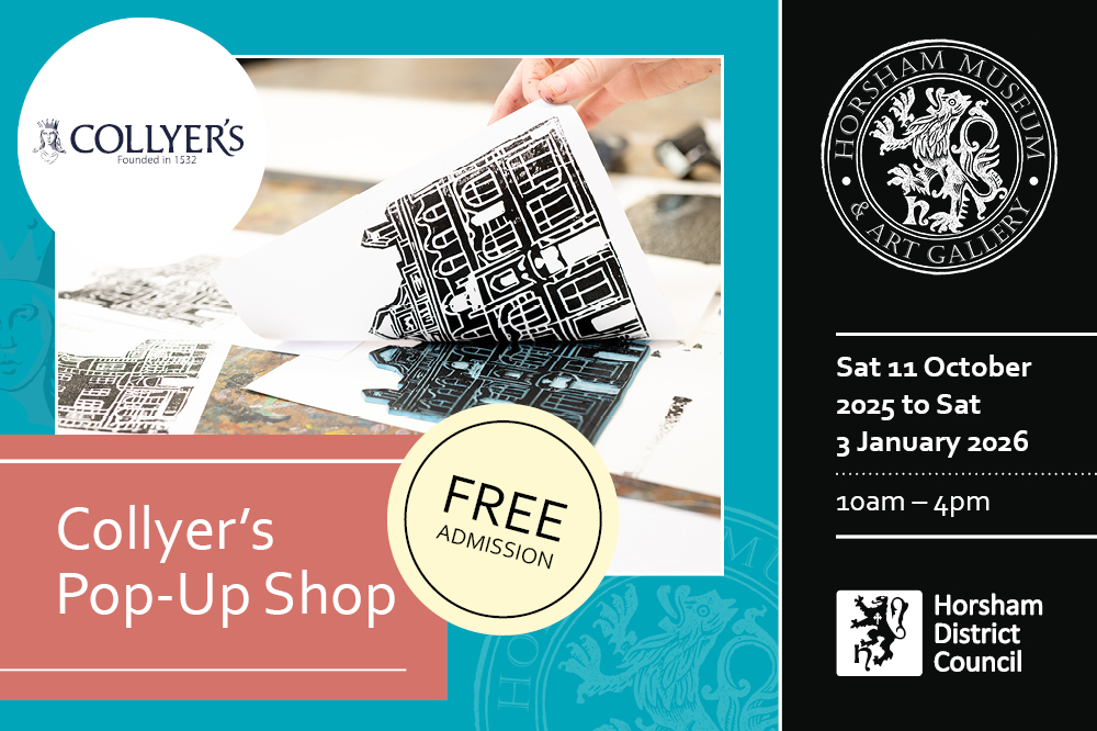 Collyer's pop-up shop at Horsham Museum 2025