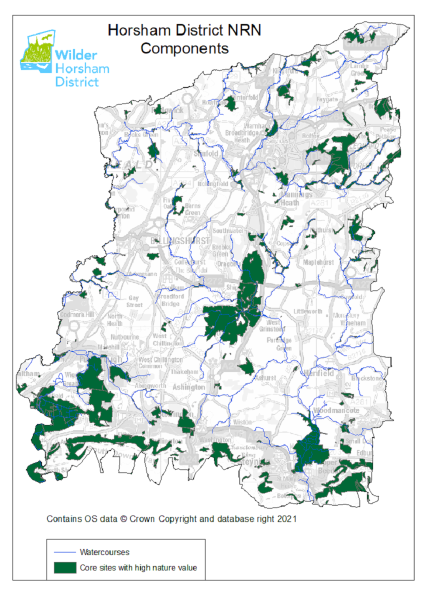 A map of core sites with high nature value