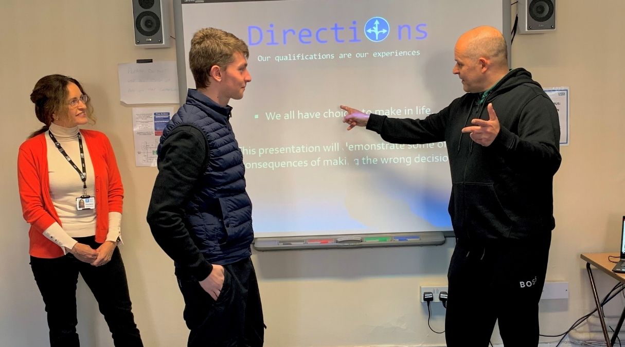 • Tracy Martin from Horsham District Council, Paul Murdoch from Directions Project UK and Steven