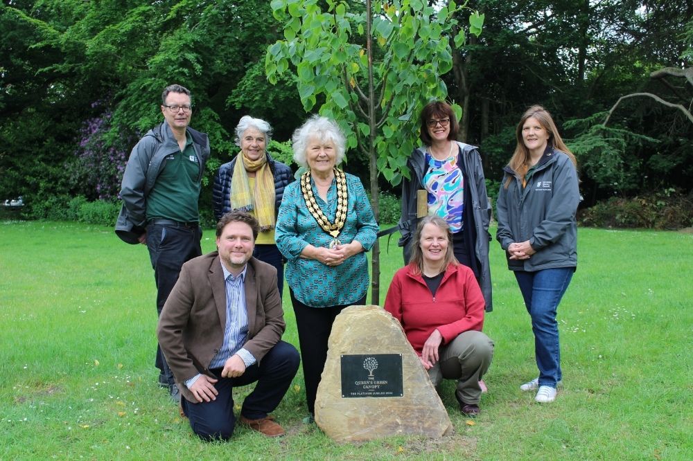•	New plaque revealed for Horsham Park's Green Canopy tree 