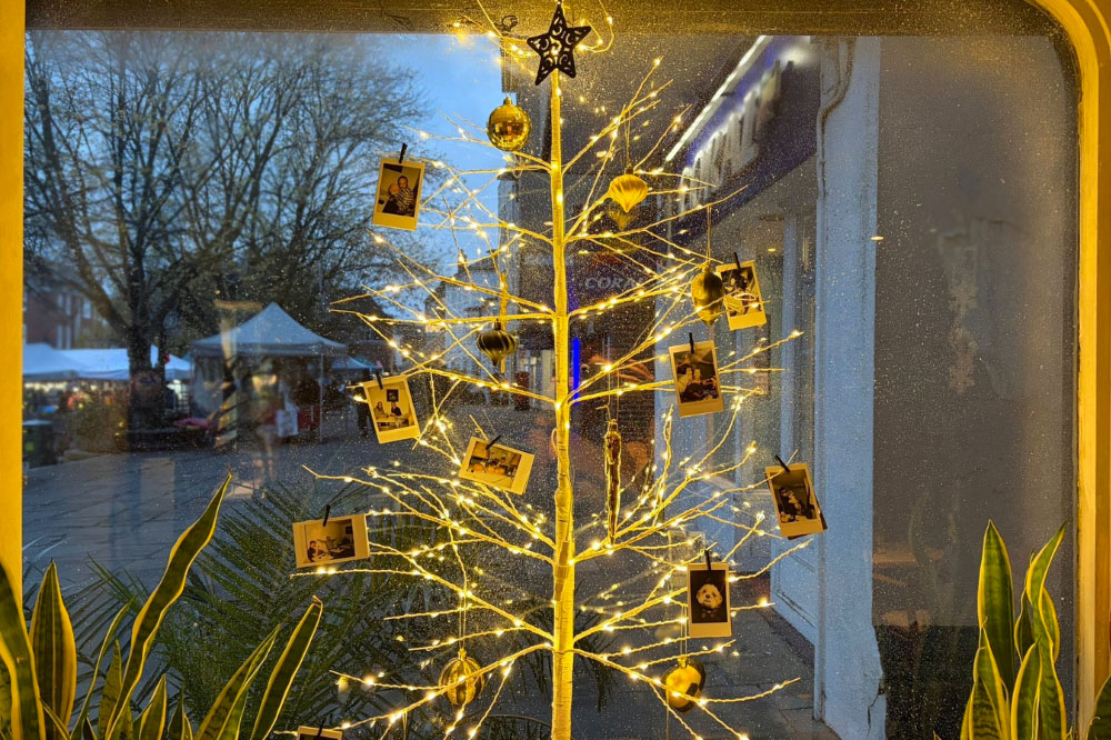 Wolfpack window display