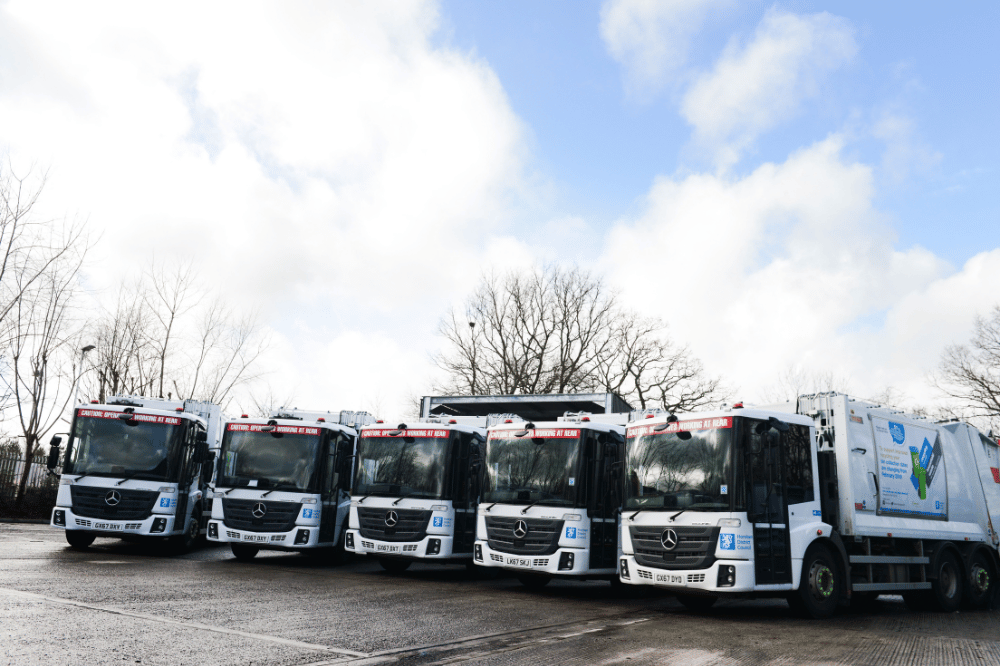 Horsham District Council waste collection fleet 