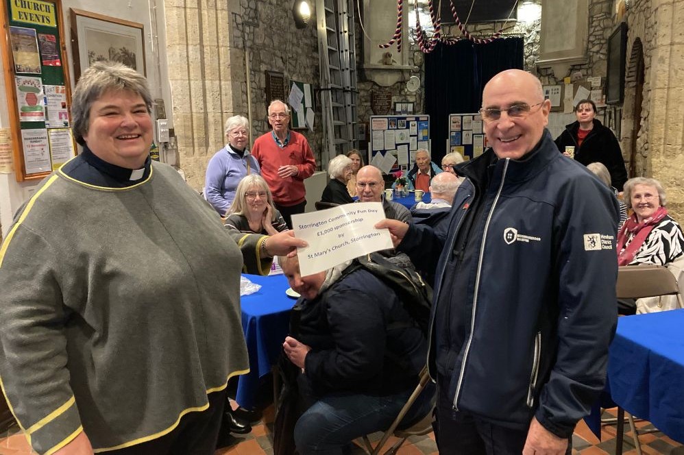 Storrington and Sullington warden donation 