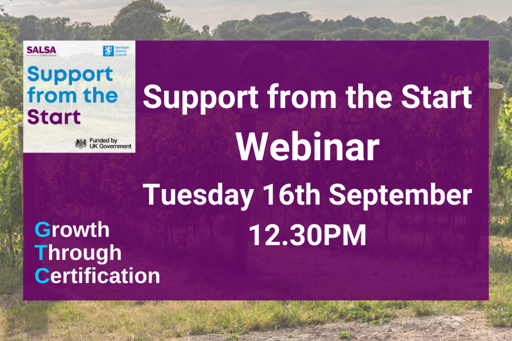 Support from the start webinar
