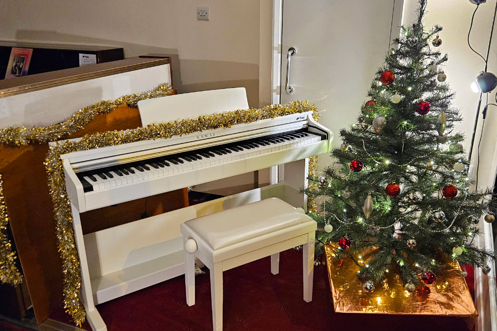 Horsham Piano Centre internal display